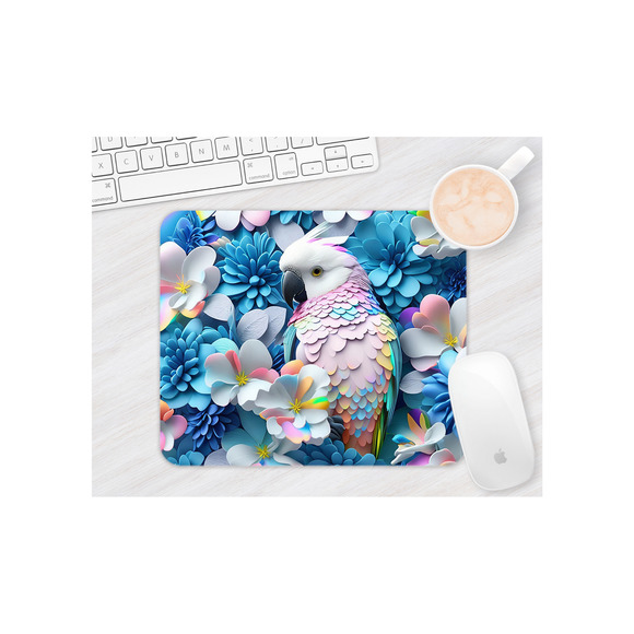 3D Cockatoo Mouse Pad 9.5" x 8" - Picture 1 of 1